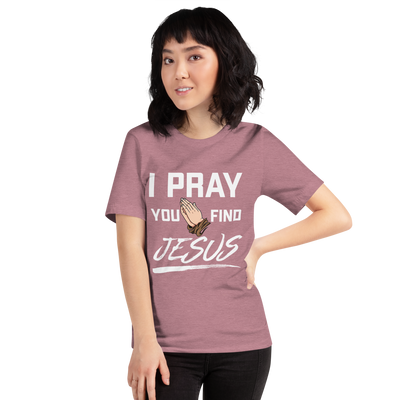 I Pray Women's Tshirt (dark colors)