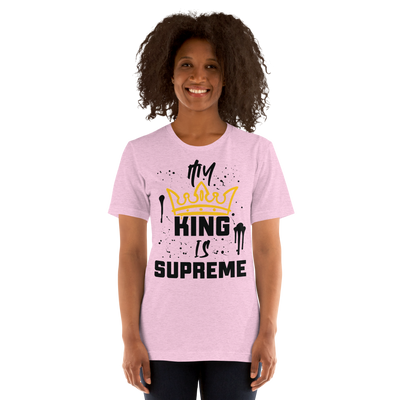 My King Is Supreme Women's Tshirt (light colors)