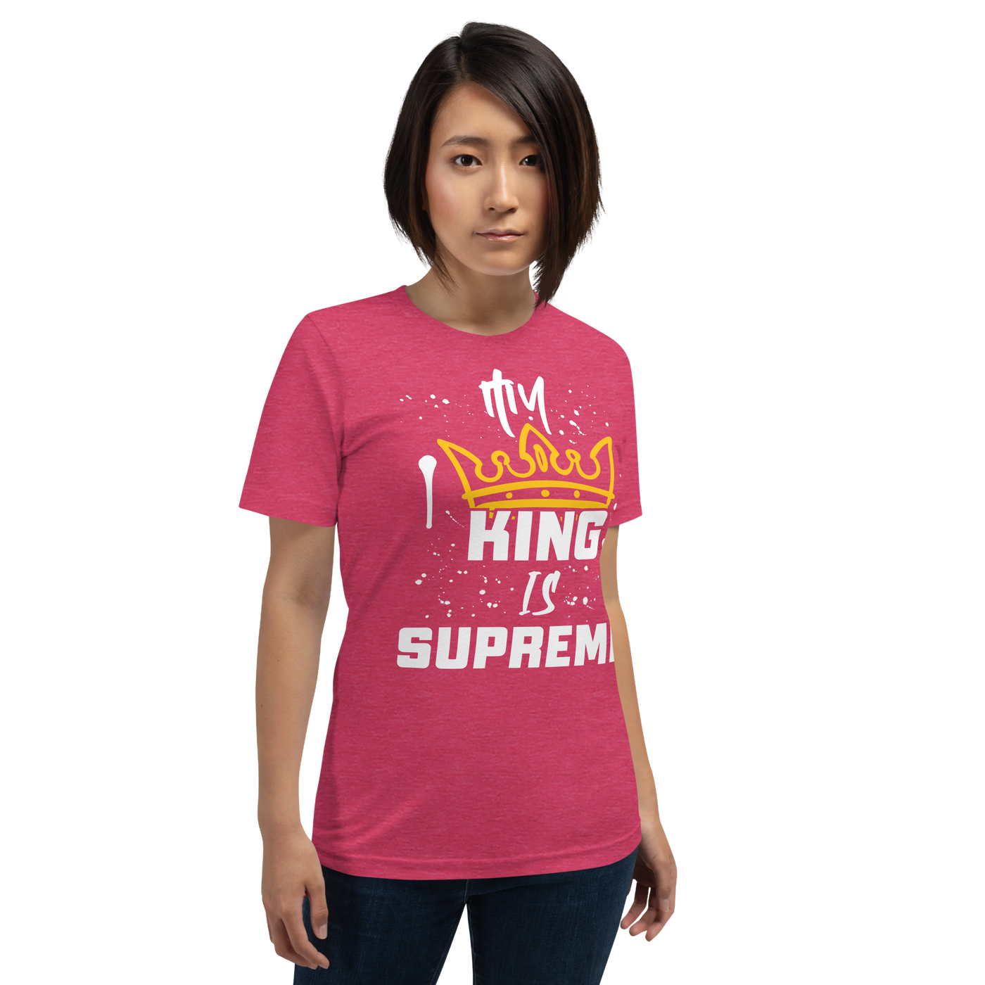 My King Is Supreme Women's Tshirt (dark colors)