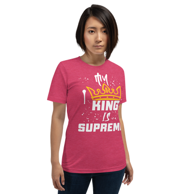 My King Is Supreme Women's Tshirt (dark colors)