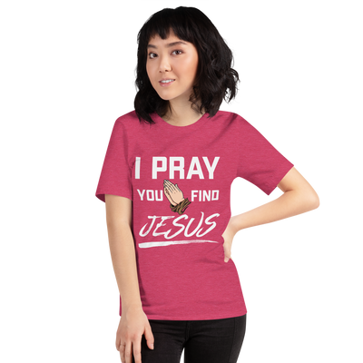 I Pray Women's Tshirt (dark colors)