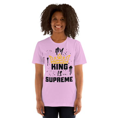 My King Is Supreme Women's Tshirt (light colors)