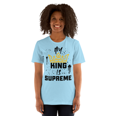 My King Is Supreme Women's Tshirt (light colors)