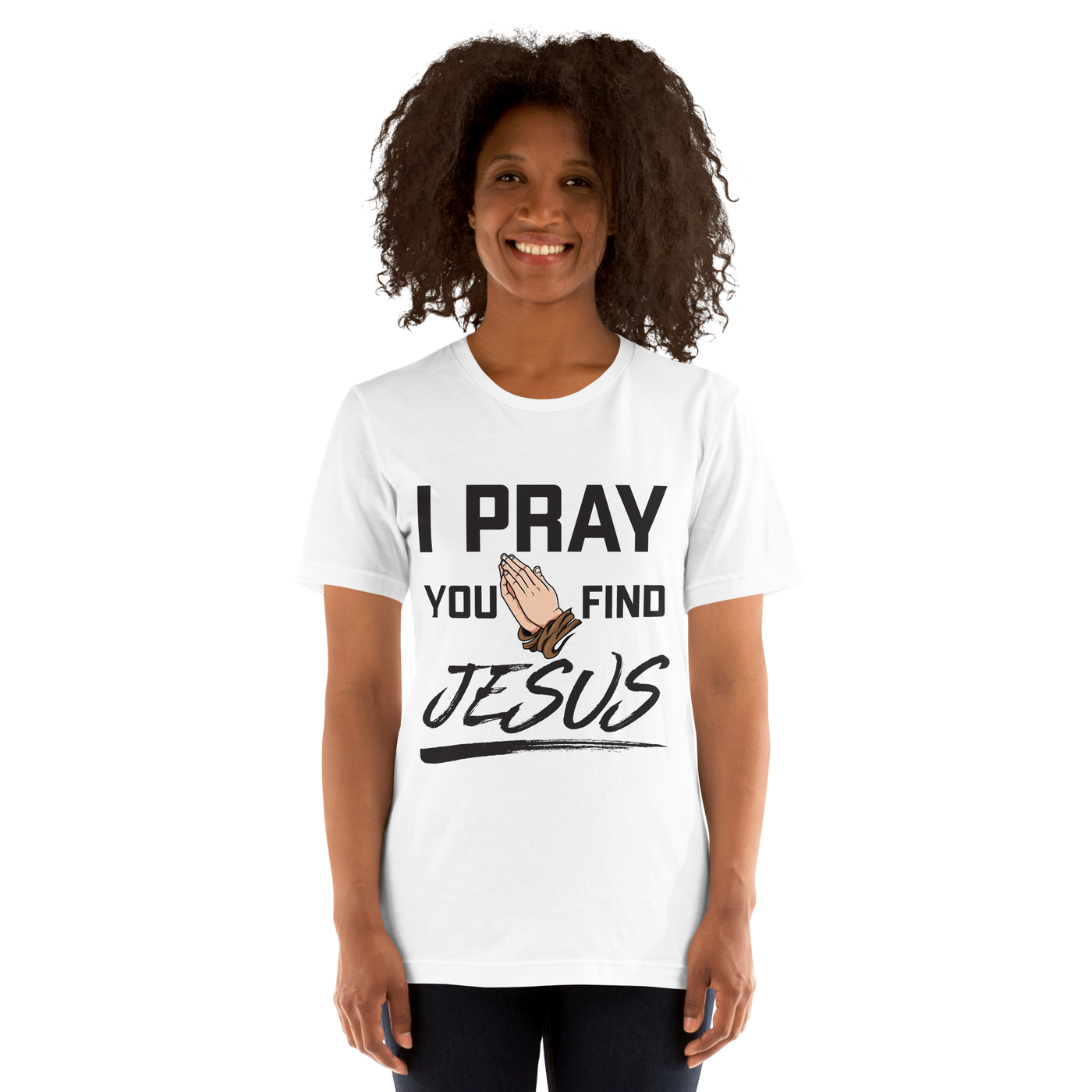 I Pray Women's Tshirt (light colors)