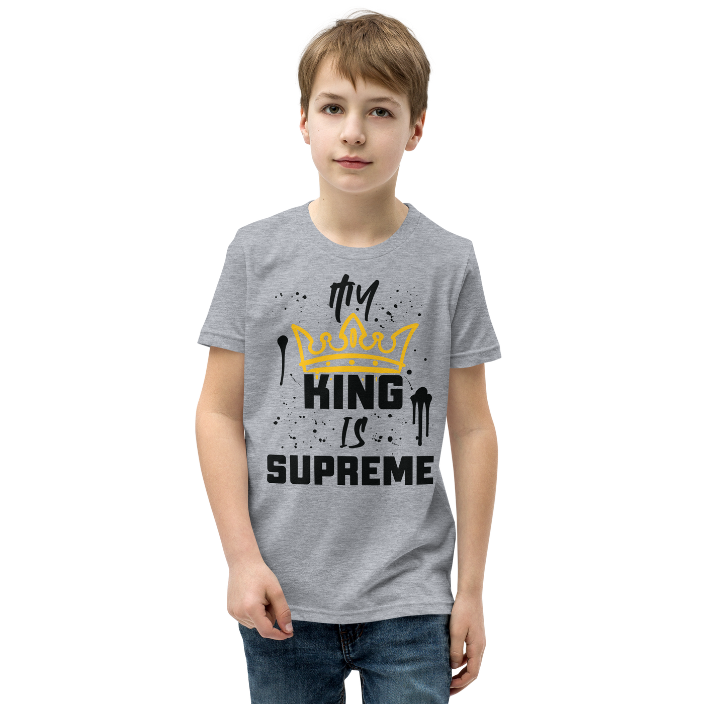 My King Is Supreme Youth Tshirt (light colors)