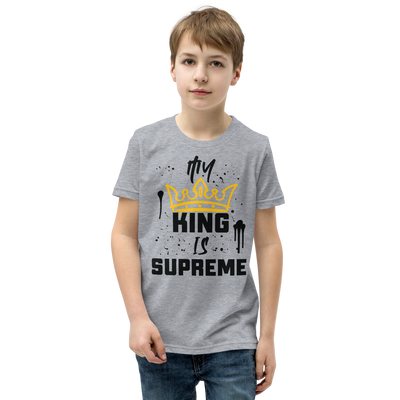 My King Is Supreme Youth Tshirt (light colors)