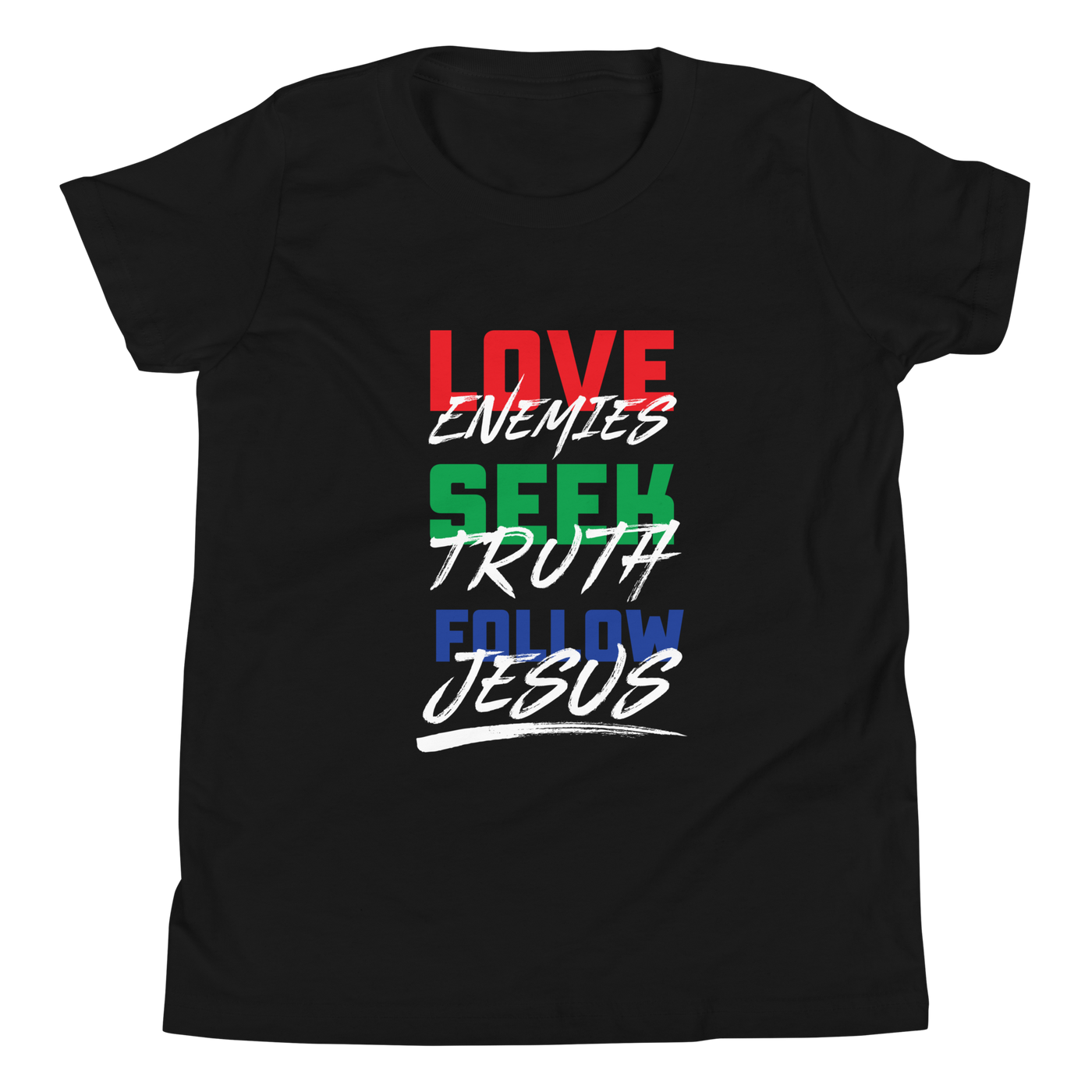 Love, Seek, Follow Youth Short Sleeve T-Shirt