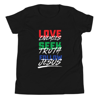 Love, Seek, Follow Youth Short Sleeve T-Shirt