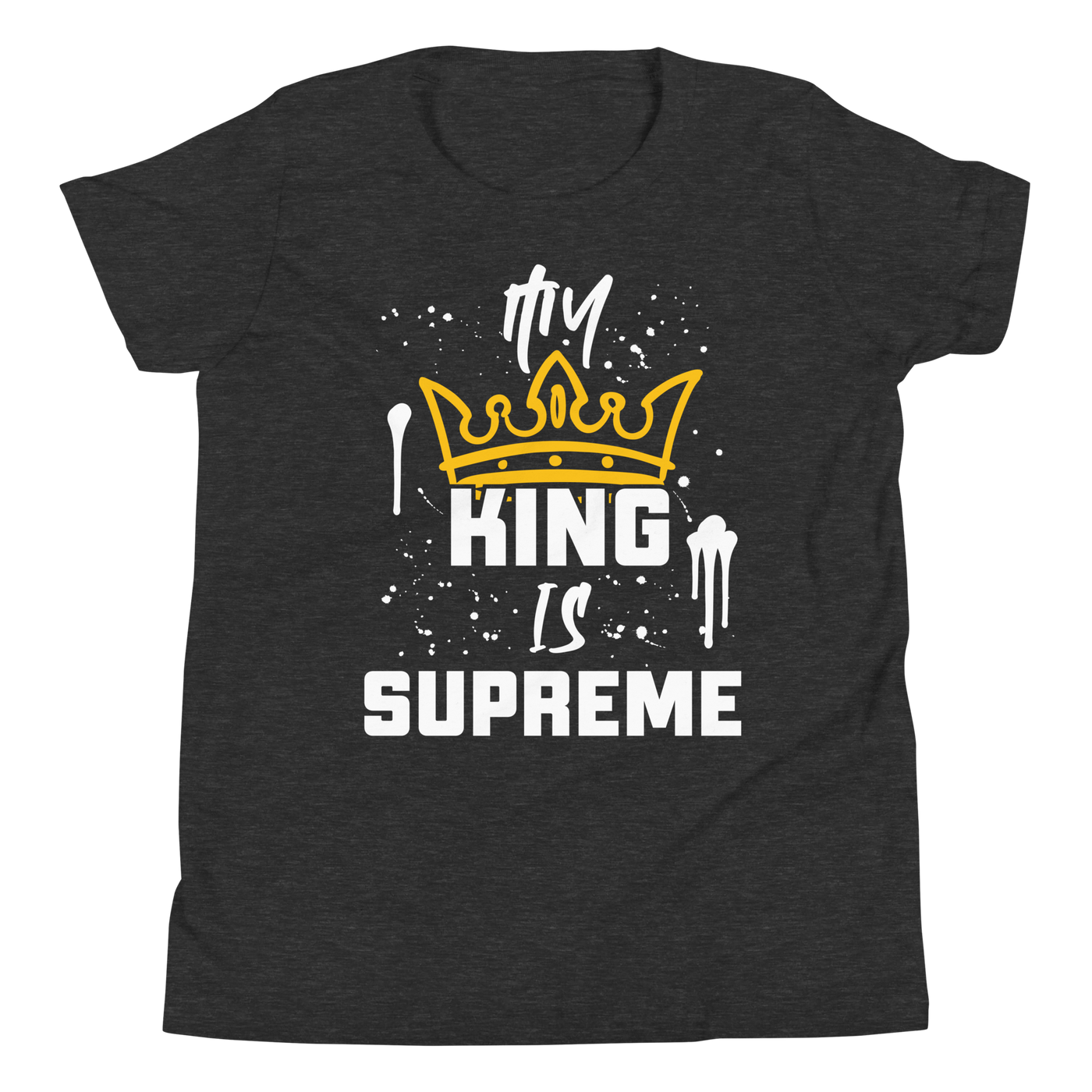 My King Is Supreme Youth Tshirt (dark colors)