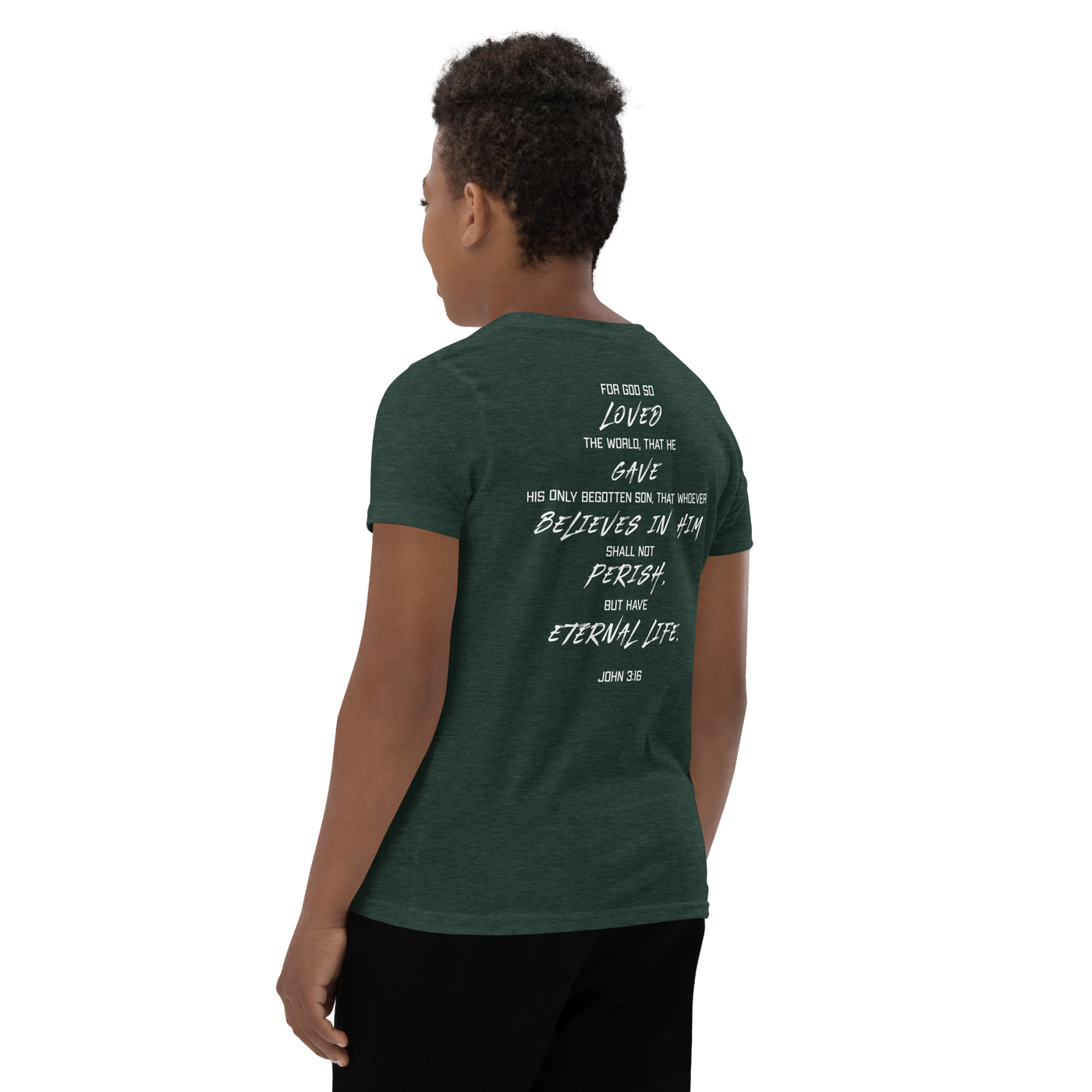 I Pray Youth T-Shirt (dark colors)