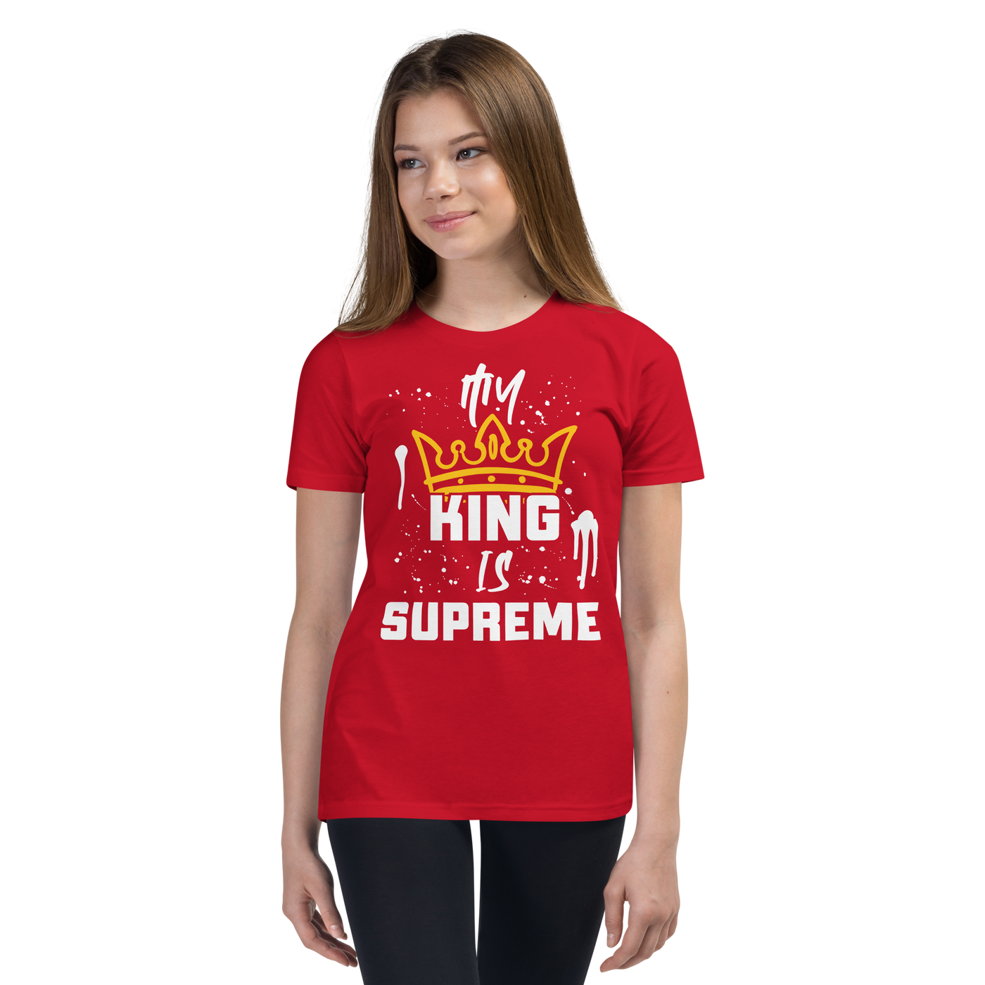 My King Is Supreme Youth Tshirt (dark colors)