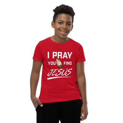 I Pray Youth T-Shirt (dark colors)